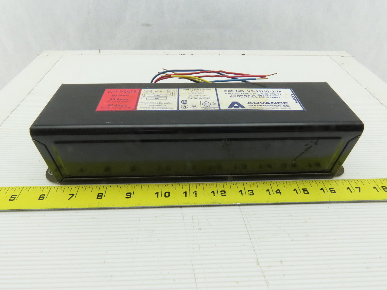 Advance VS-2S110-TP 277V 2-72" or 96" Rapid Start Ballast
