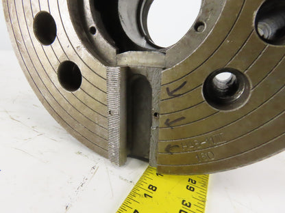 Mori Seiki MMK HA8-11III 11" Lathe 3 Serrated Jaw Chuck Thru Hole Parts/Repair