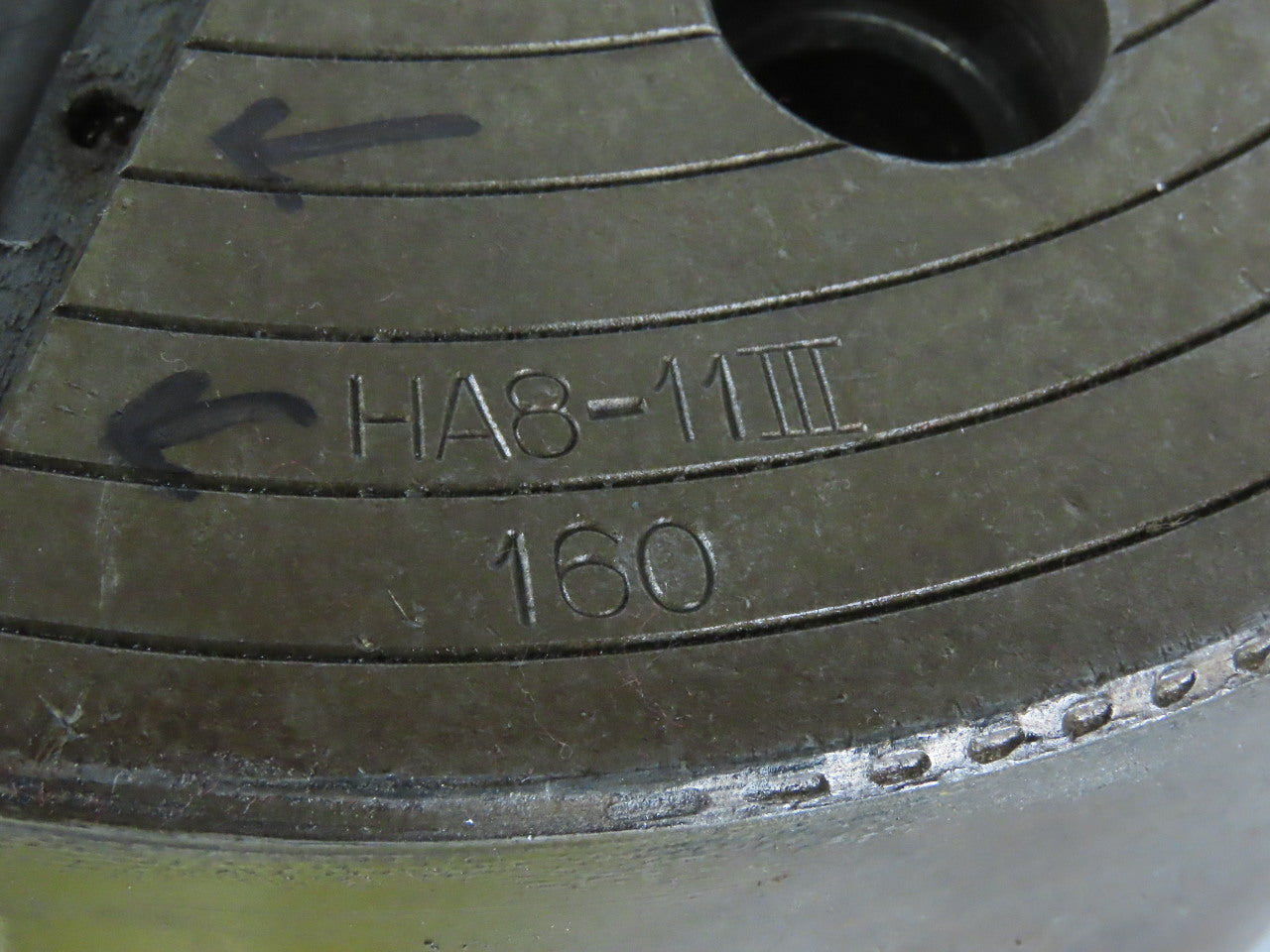 Mori Seiki MMK HA8-11III 11" Lathe 3 Serrated Jaw Chuck Thru Hole Parts/Repair