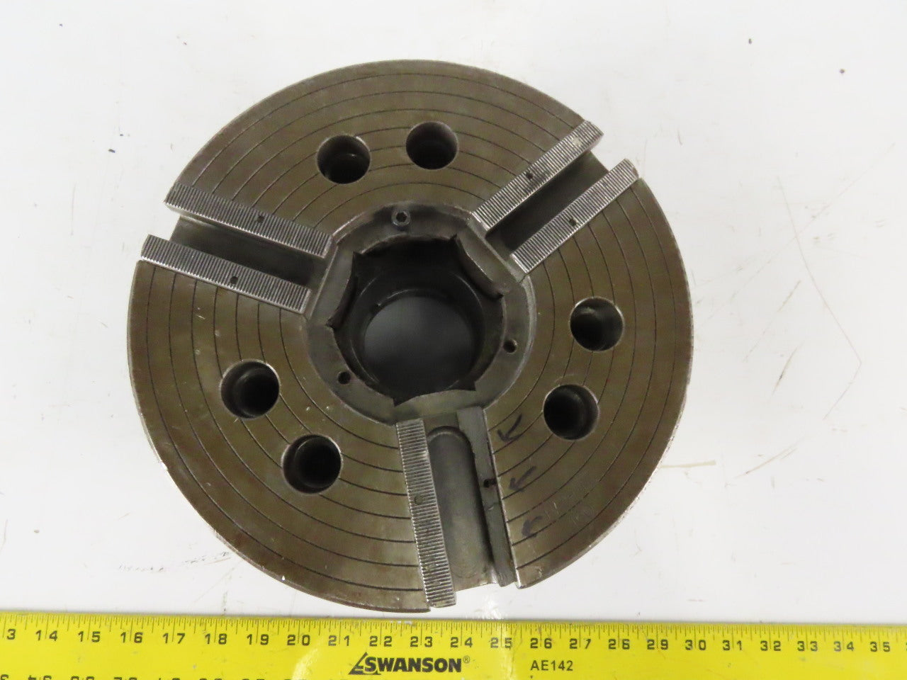 Mori Seiki MMK HA8-11III 11" Lathe 3 Serrated Jaw Chuck Thru Hole Parts/Repair
