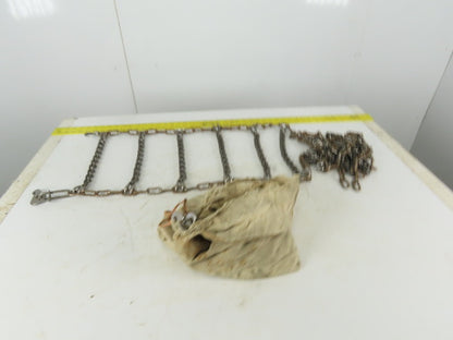 Weed Stock No 2215 13" x 74" Snow Traction Tire Chain Set of 2