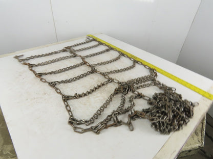 26" x 74" Snow Traction Tire Chain V-Bar Cross Chain Set of 2
