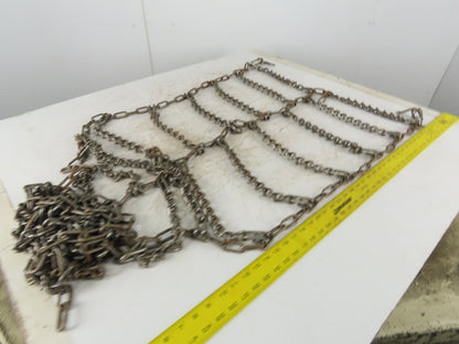 26" x 74" Snow Traction Tire Chain V-Bar Cross Chain Set of 2
