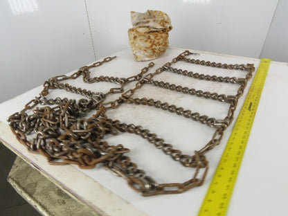 16" x 104" Snow Traction Tire Chain Set of 2