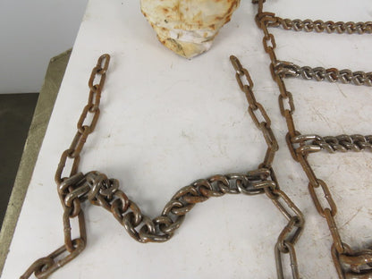 16" x 104" Snow Traction Tire Chain Set of 2