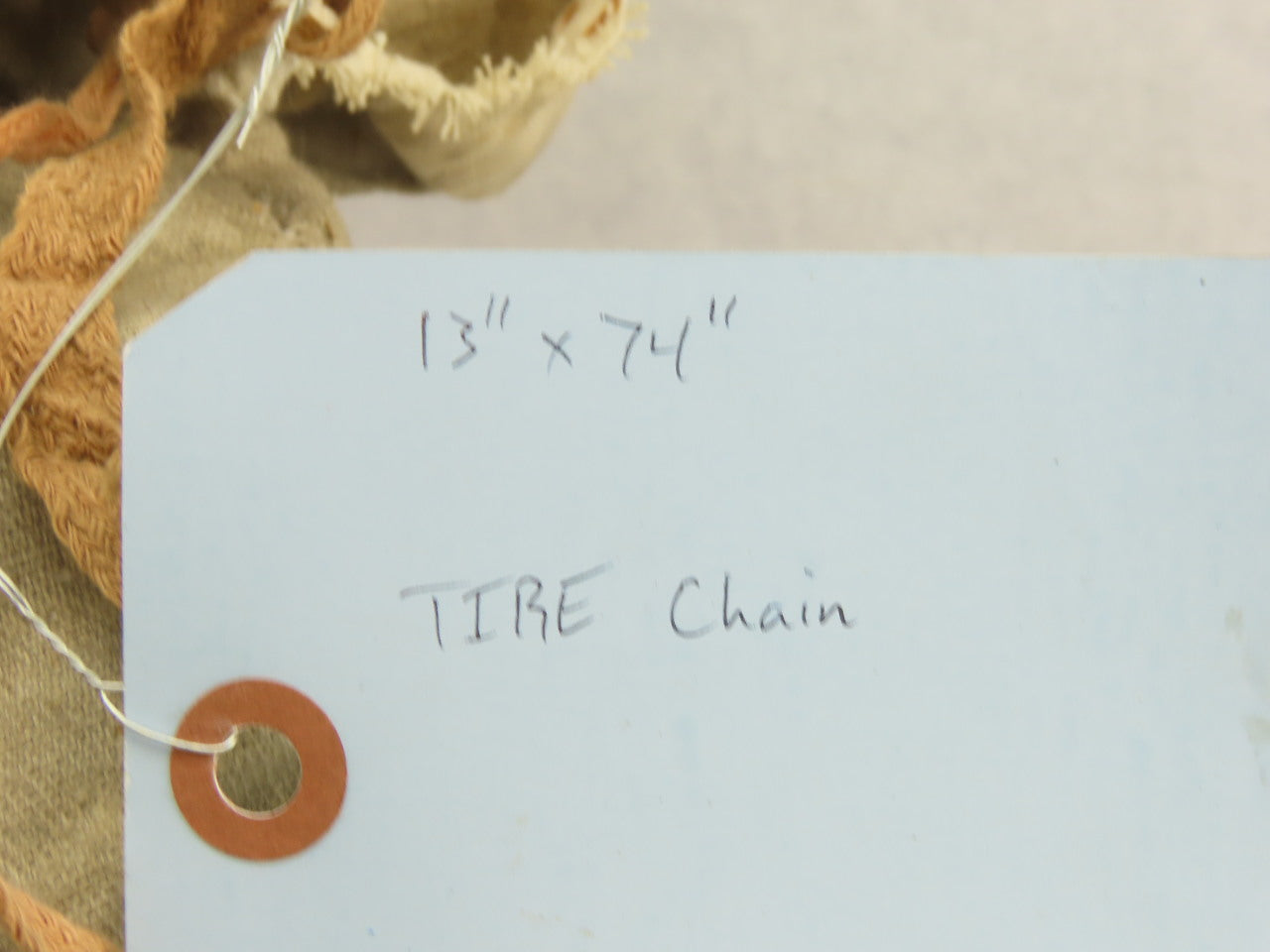 Weed 13" x 74" Snow Traction Tire Chain Set of 2