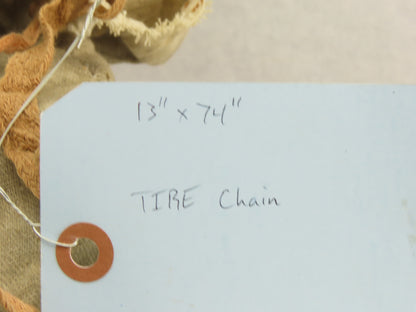Weed 13" x 74" Snow Traction Tire Chain Set of 2