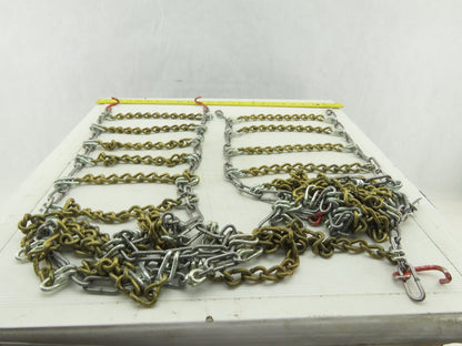 Type 2GT Code 9651 10" x 36" Tire Chain Snow Traction 16/6.50-8 Size Set Of 2