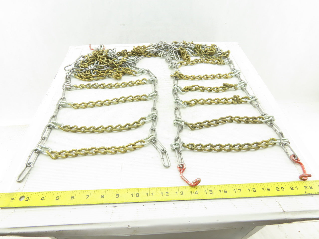 Type 2GT Code 9651 10" x 36" Tire Chain Snow Traction 16/6.50-8 Size Set Of 2