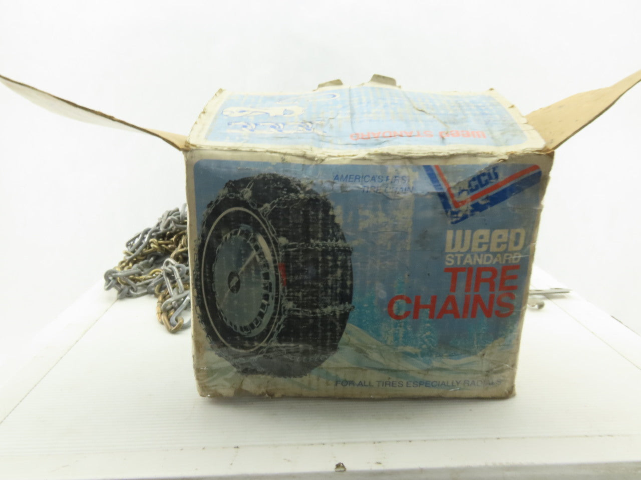 Acco Stock No. 1250 Standard Snow Traction Tire Chain Set 13" x 70" Set of 2