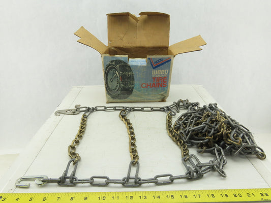 Acco Stock No. 1250 Standard Snow Traction Tire Chain Set 13" x 70" Set of 2