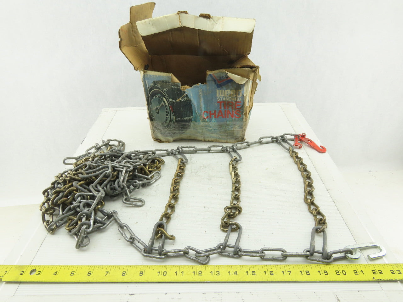Acco Standard Snow Traction Tire Chain Set 13" x 64" Set of 2