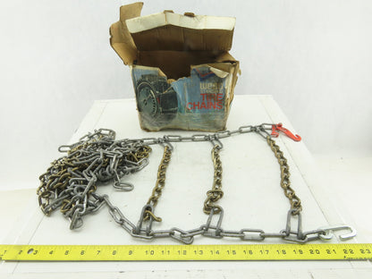 Acco Standard Snow Traction Tire Chain Set 13" x 64" Set of 2