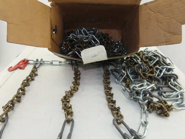 Acco Stock no. 1830 V-Bar Snow Traction Tire Chain Set 12" x 60" Set of 2