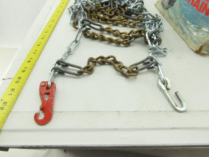 Acco Stock No. 1217 Standard  Snow Traction Tire Chain Set 10" x 60" Set of 2