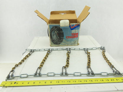 Acco Stock No. 1217 Standard  Snow Traction Tire Chain Set 10" x 60" Set of 2