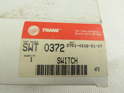 Trane P70EC-2 Pressure Switch SPDT No Cover