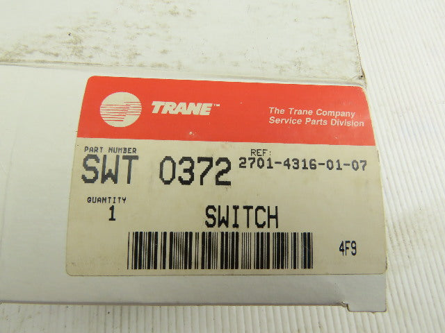 Trane P70EC-2 Pressure Switch SPDT No Cover