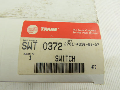 Trane P70EC-2 Pressure Switch SPDT No Cover