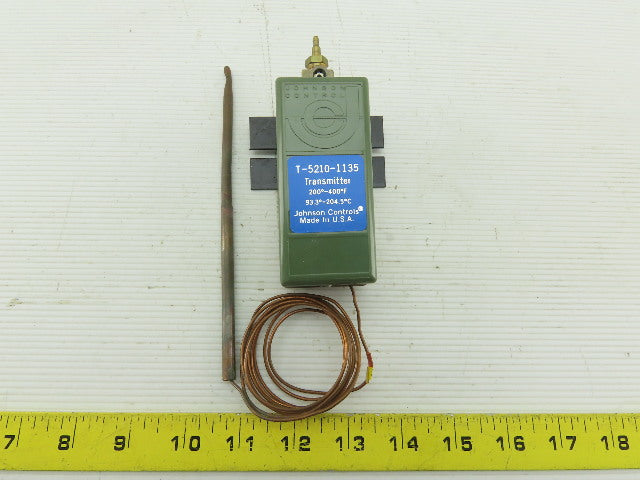 Johnson Controls T-5210-1135 200-400°F Temperature Transmitter