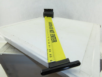 Lawrence Tensabarrier Self Retracting CAUTION-DO NOT ENTER Belt Stanchion 7'6"