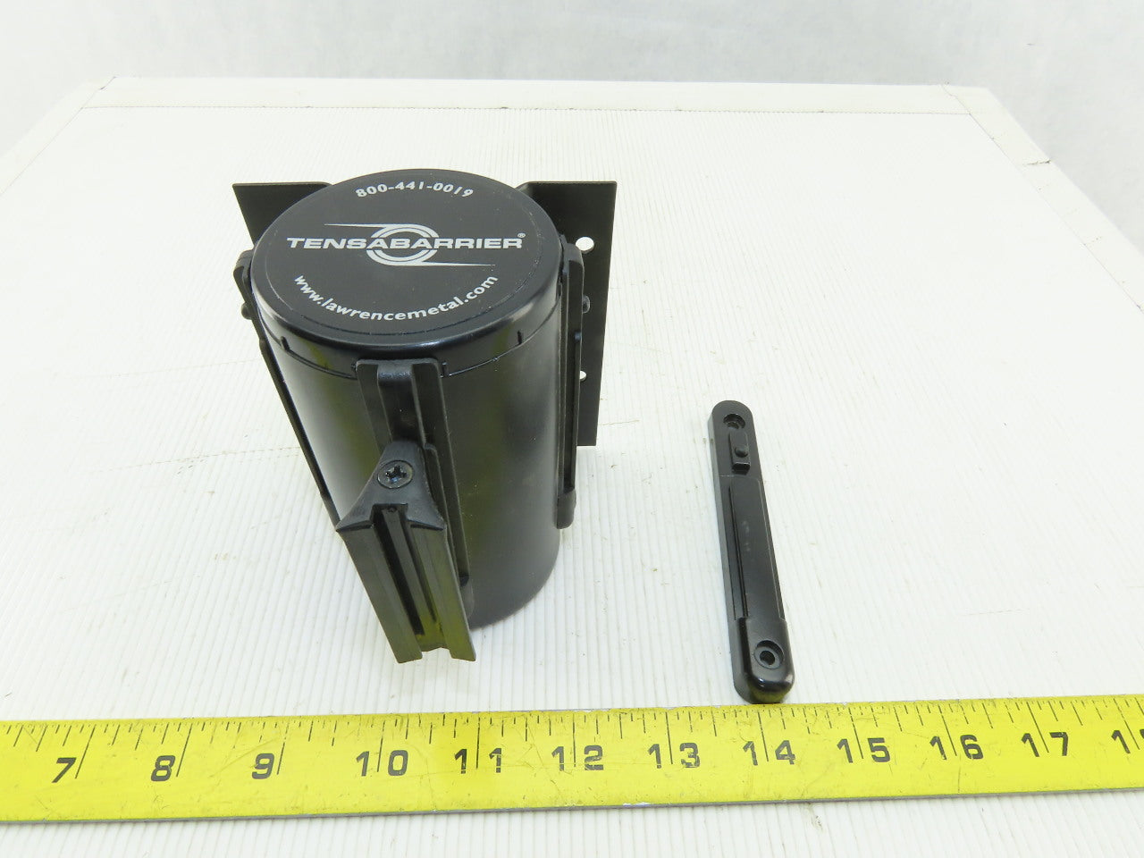 Lawrence Tensabarrier Self Retracting CAUTION-DO NOT ENTER Belt Stanchion 7'6"