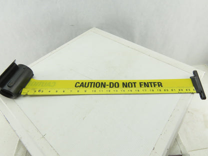 Lawrence Tensabarrier Self Retracting CAUTION-DO NOT ENTER Belt Stanchion 7'6"