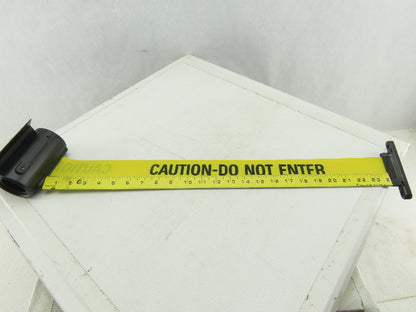 Lawrence Tensabarrier Self Retracting CAUTION-DO NOT ENTER Belt Stanchion 7'6"