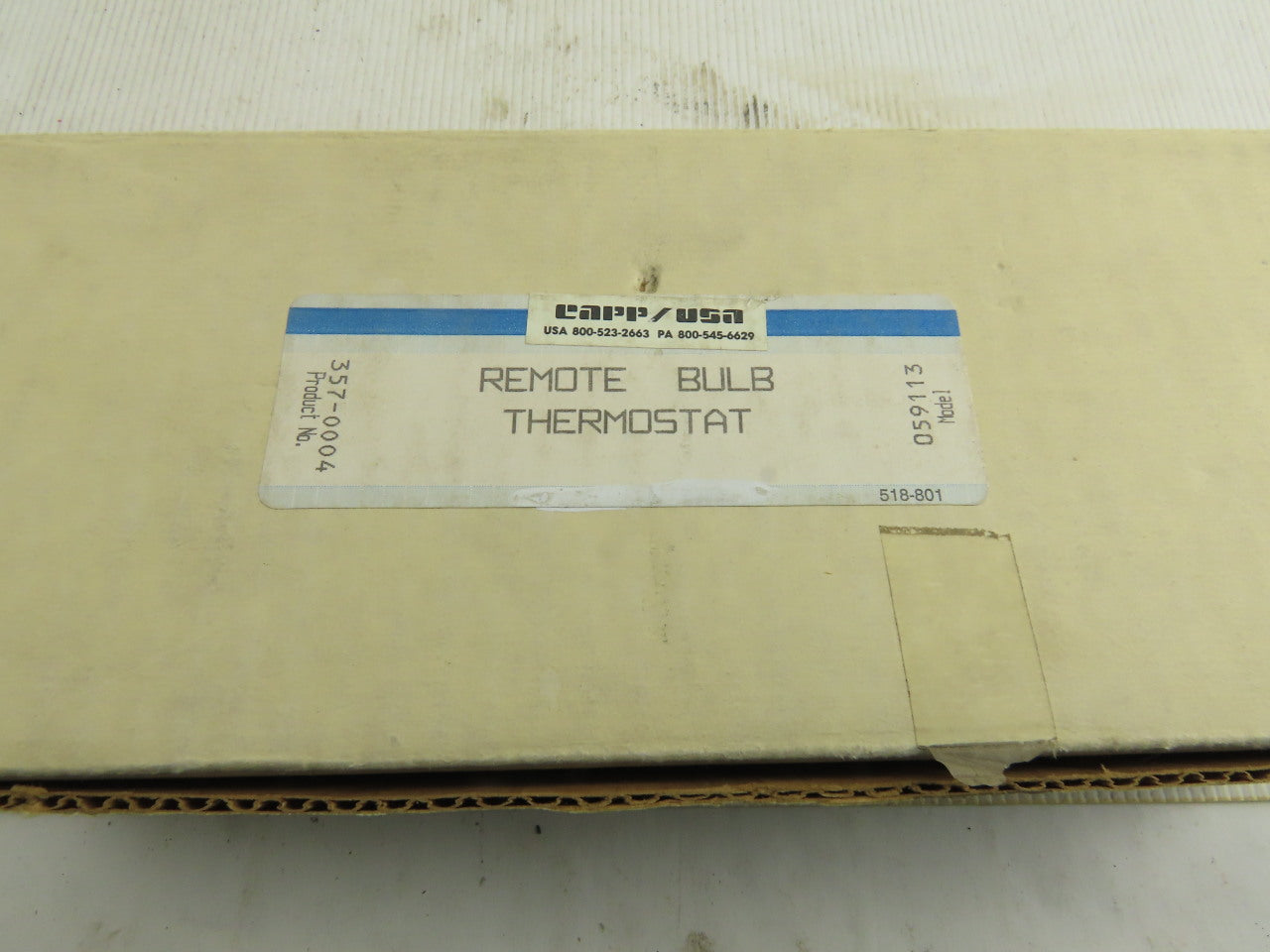 Powers 375-0004 Remote Averaging Bulb Thermostat 35-145°F