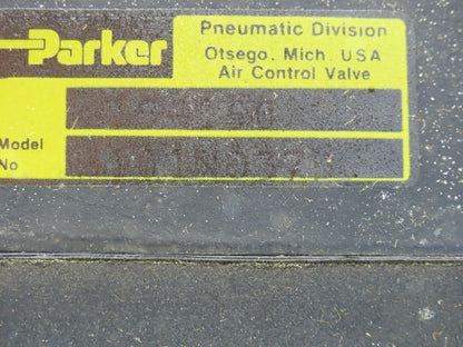 Parker H101NO37B Normally Open Pilot Operated Pneumatic Valve
