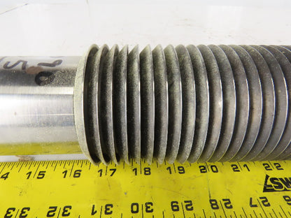 4090 Industrial Pressure Slitter Cutter Roller 1-5/8" Shaft 32-1/2" OAL