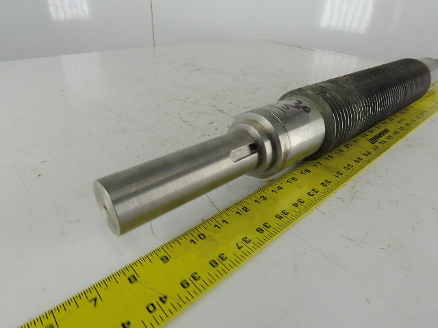 4090 Industrial Pressure Slitter Cutter Roller 1-5/8" Shaft 32-1/2" OAL