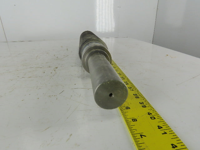 4090 Industrial Pressure Slitter Cutter Roller 1-5/8" Shaft 32-1/2" OAL