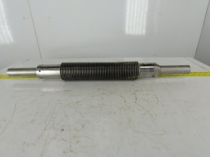 4090 Industrial Pressure Slitter Cutter Roller 1-5/8" Shaft 32-1/2" OAL