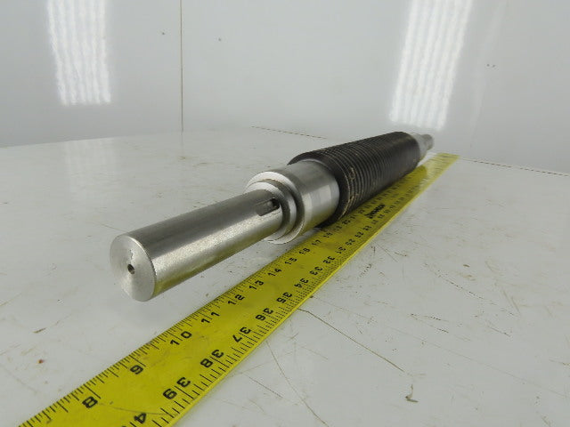 3-5/16" OD Industrial Pressure Slitter Cutter Roller 1-5/8" Shaft 32-1/2" OAL