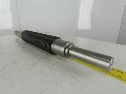 3-5/16" OD Industrial Pressure Slitter Cutter Roller 1-5/8" Shaft 32-1/2" OAL