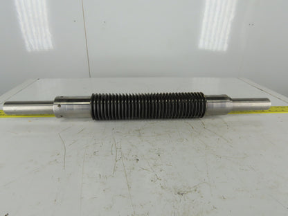 3-5/16" OD Industrial Pressure Slitter Cutter Roller 1-5/8" Shaft 32-1/2" OAL