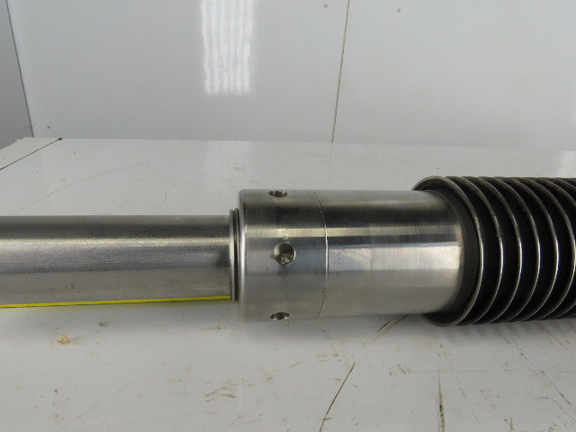 3-5/16" OD Industrial Pressure Slitter Cutter Roller 1-5/8" Shaft 32-1/2" OAL