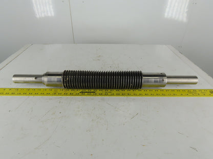 3-5/16" OD Industrial Pressure Slitter Cutter Roller 1-5/8" Shaft 32-1/2" OAL