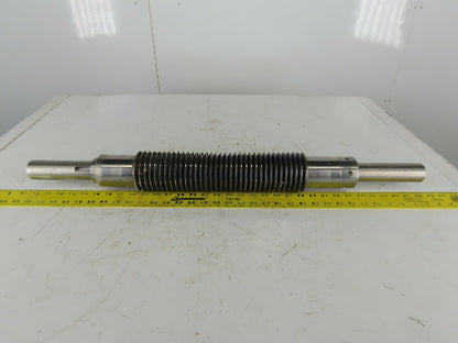 3-5/16" OD Industrial Pressure Slitter Cutter Roller 1-5/8" Shaft 32-1/2" OAL