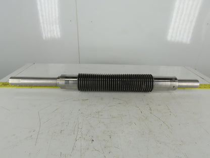 3-5/16" OD Industrial Pressure Slitter Cutter Roller 1-5/8" Shaft 32-1/2" OAL