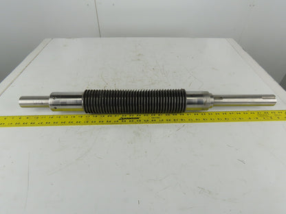 3-5/16" OD Industrial Pressure Slitter Cutter Roller 1-5/8" Shaft 32-1/2" OAL