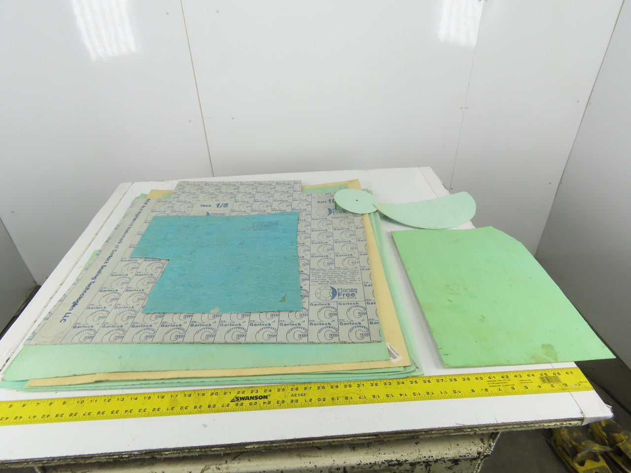 Garlock Multi Thickness Gasket Making Material Sheet 1/8" - 3/32" Mixed Lot Of 9