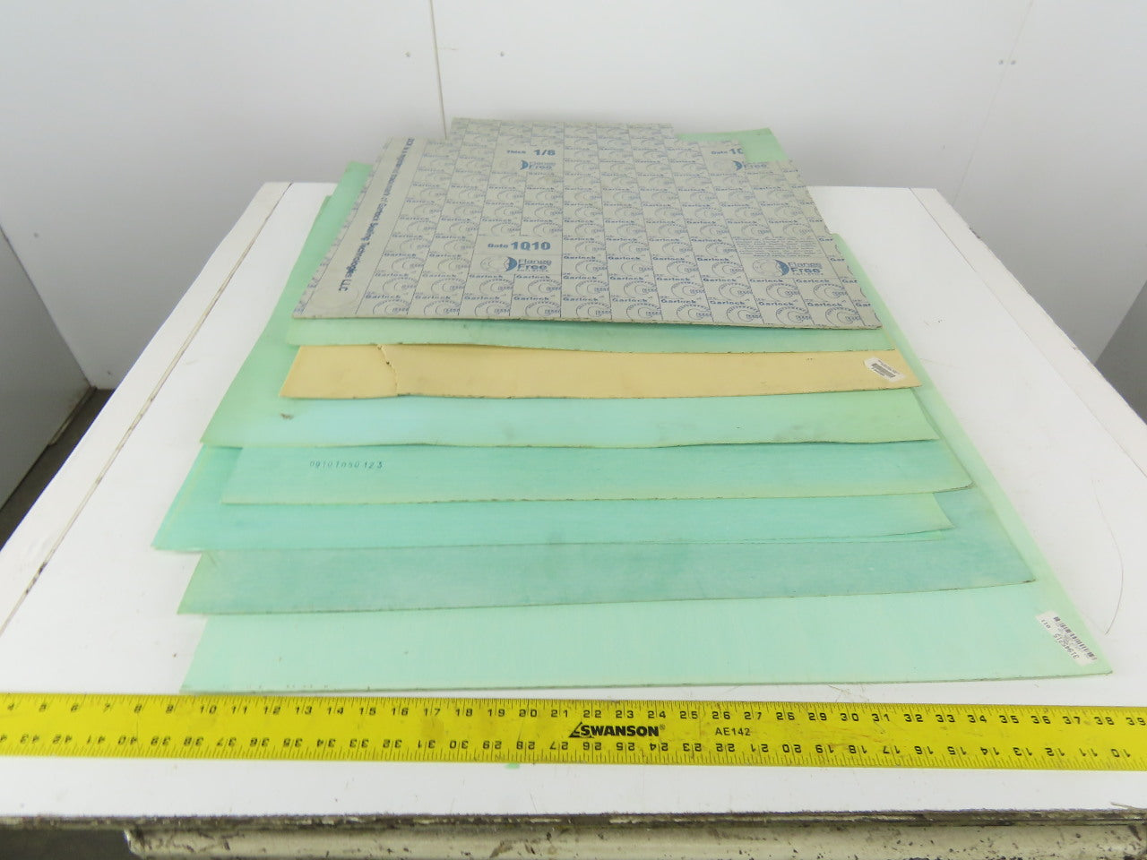 Garlock Multi Thickness Gasket Making Material Sheet 1/8" - 3/32" Mixed Lot Of 9
