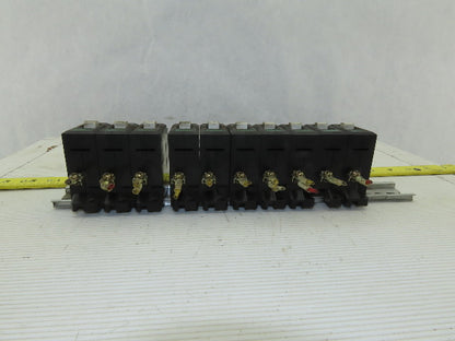 Idec NCR111 220V Circuit Breaker Assortment 10, 7, 5, 1 Amp Lot Of 10