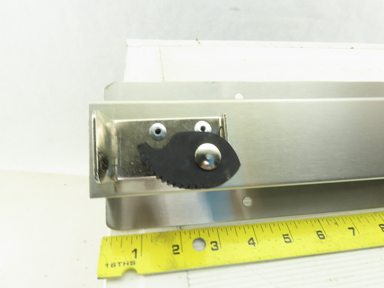 Lab Safety Supply 333SS 24" Stainless Steel 3 Spot Broom Mop Holder Wall Hook