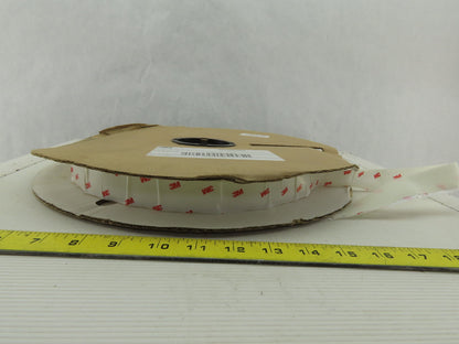 3M 25.4mm x 45.7mm 1" Adhesive Hook Fastener Tape 40 Yards for Hook & Loop