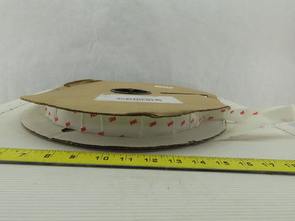 3M 25.4mm x 45.7mm 1" Adhesive Hook Fastener Tape 40 Yards for Hook & Loop