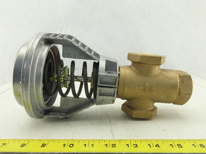 Siemens 599-01083 Model 010226 3 Way Pneumatic Actuator 4" 10-15 PSI 1" NPT Body