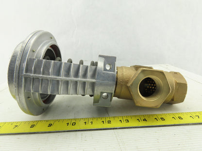 Siemens 599-01083 Model 010226 3 Way Pneumatic Actuator 4" 10-15 PSI 1" NPT Body